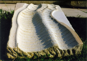 pieta ~ 1992 ~ sandstone ~ 120 cm