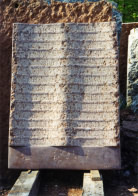 diptych ~ 1994 ~ Adnet limestone ~ 118x86, 118x86 cm