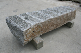a place to lie down (slunen hora) ~ 2014 ~ granite ~ 260x80x70 cm